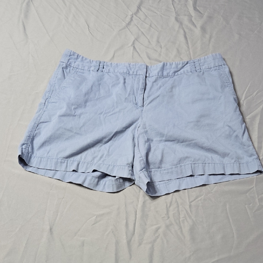 Ann Taylor LOFT Sz 14 Womens Soft Blue Bermuda Short